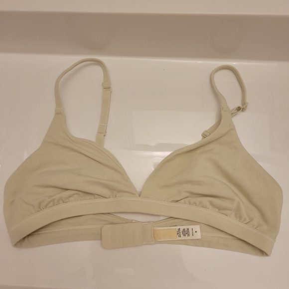 Skims Everybody Triangle Bralette Stretch Cotton Triangle Bralette SKIMS - Picture 2 of 9